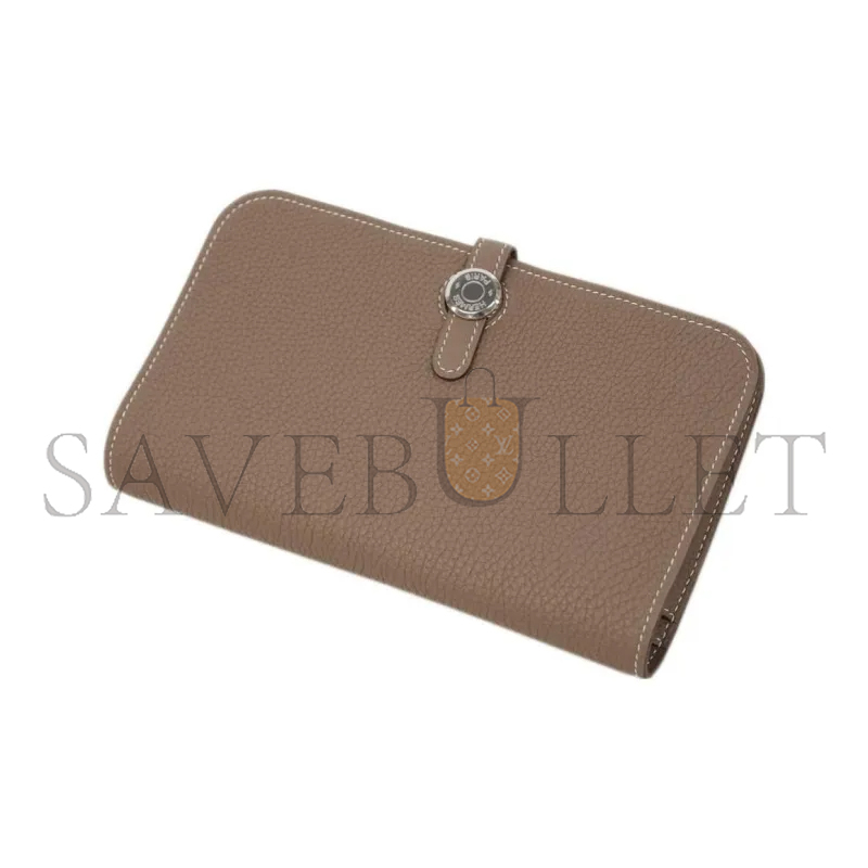 H**mes dogon togo calfskin long wallets h043070ck18 (20*12*1cm)